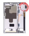 Midframe/Rahmen für Samsung Galaxy S22 Ultra 5G (US & International, Weiß)
