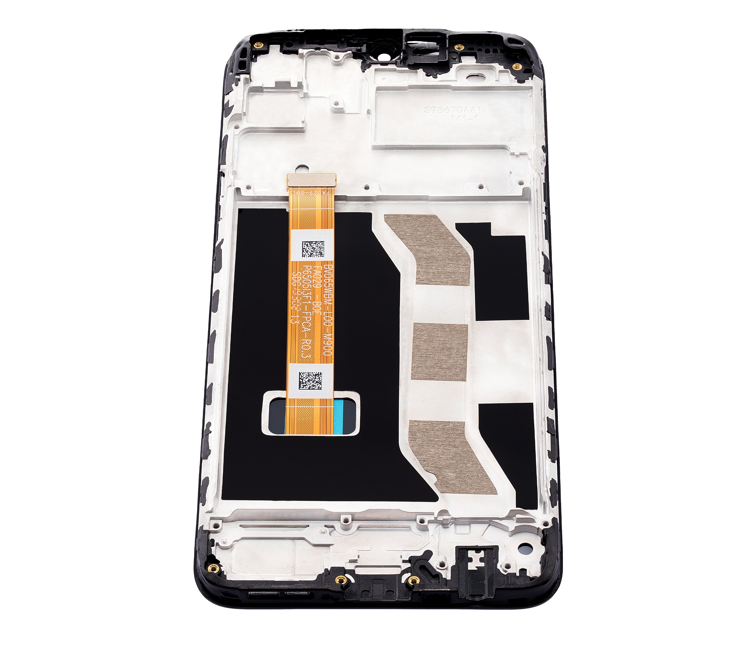 LCD-Display mit Rahmen für Realme C3 (Refurbished) (Alle Farben)