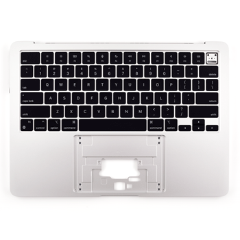 Top Case mit Tastatur für MacBook Air 13 A2681 Silber OEM ISO German