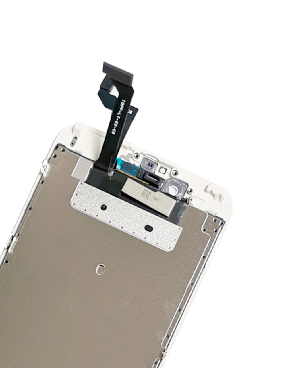 LCD-Display mit Stahlplatte für iPhone 6S (Aftermarket Pro: XO7 Incell) (Weiß)