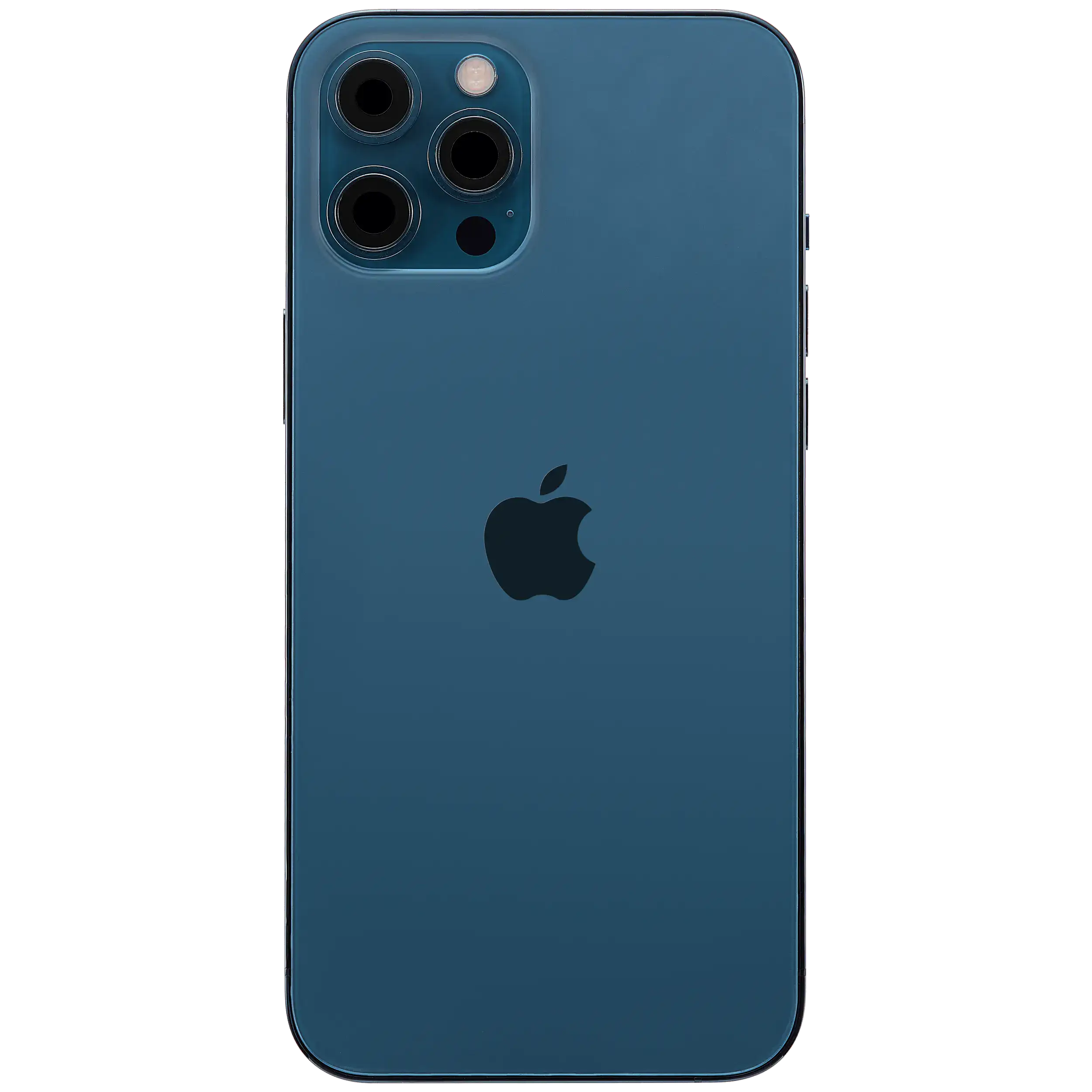 Backcover/Rahmen mit Ladebuchse Flex & Small Parts für iPhone 12 Pro Max (US-Version) (gebrauchter OEM-Ausbau, Qualität A) (Pacific Blau)