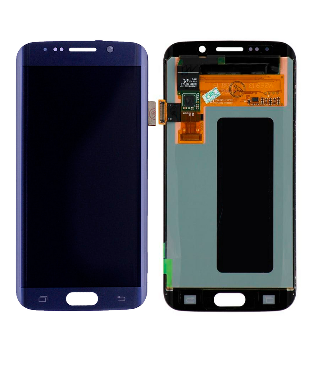 OLED-Display ohne Rahmen für Samsung Galaxy S6 Edge (Refurbished) (Black Sapphire)