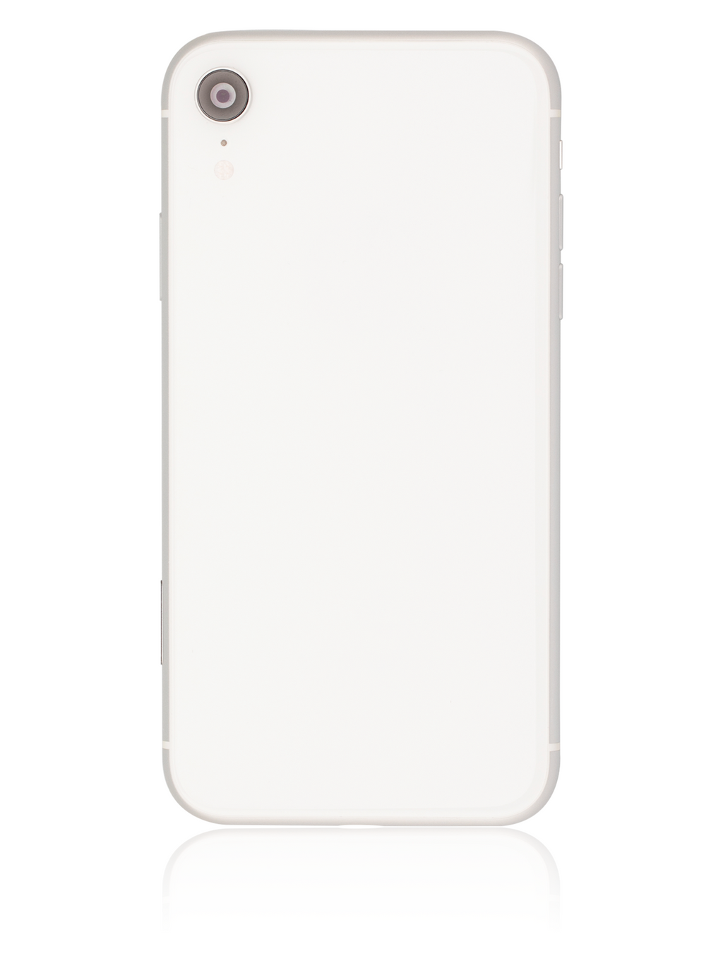 Backcover/Rahmen mit Small Components Pre-Installed für iPhone XR (gebrauchter OEM-Ausbau, Qualität A) (Weiß)