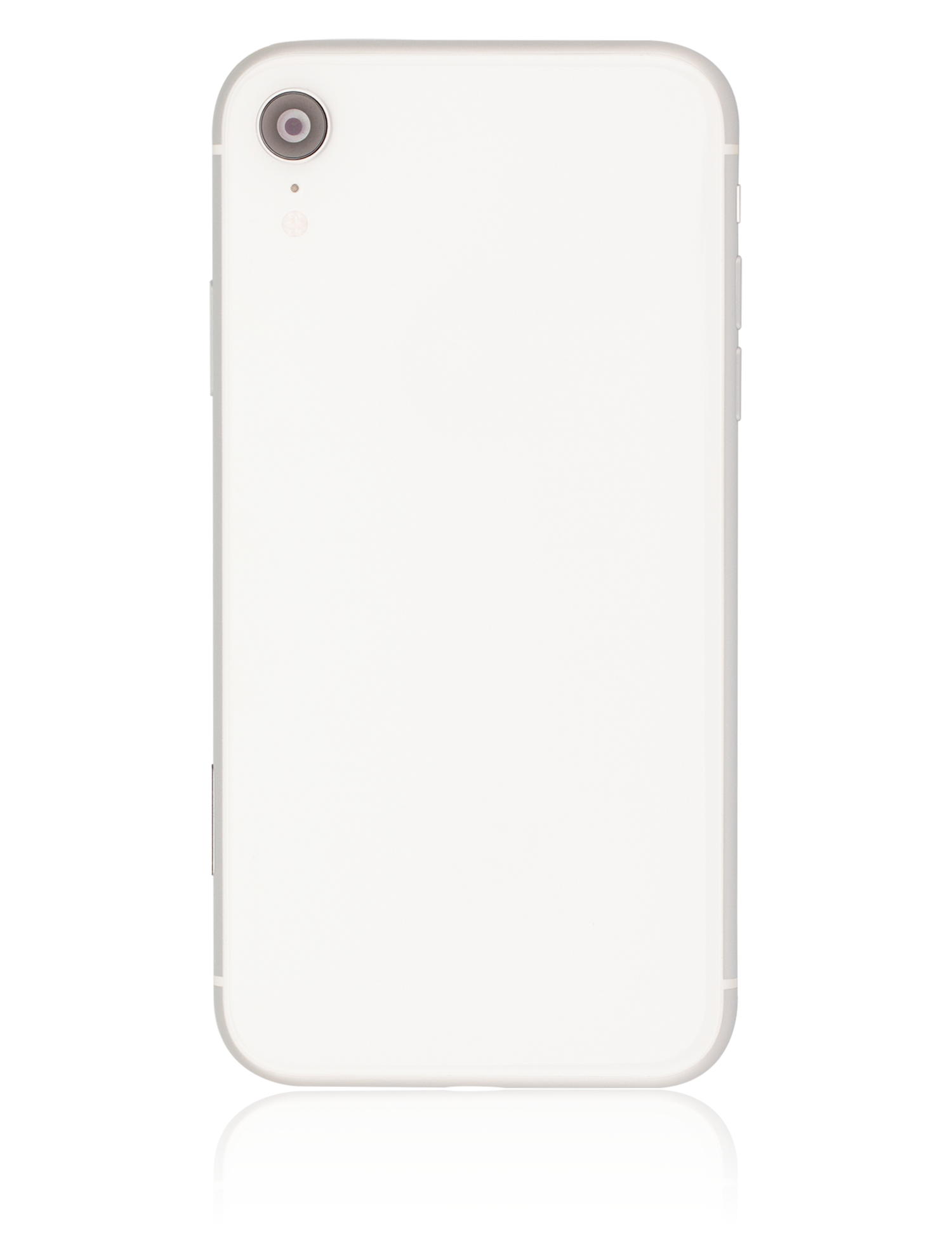 Backcover/Rahmen mit Small Components Pre-Installed für iPhone XR (gebrauchter OEM-Ausbau, Qualität A) (Weiß)