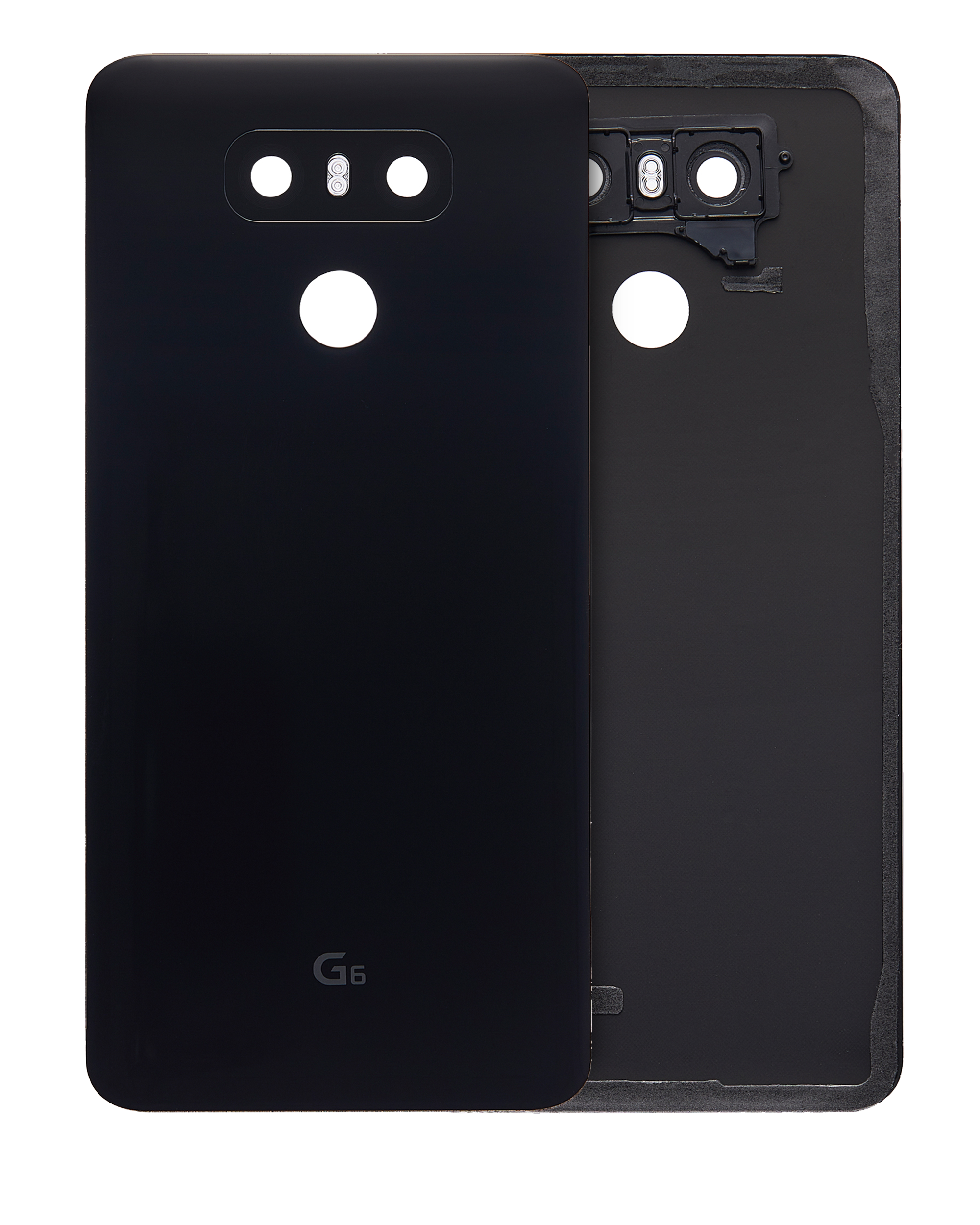 Backcover-Glas mit vorinstalliertem Kleber für LG G6 (Astro Black)