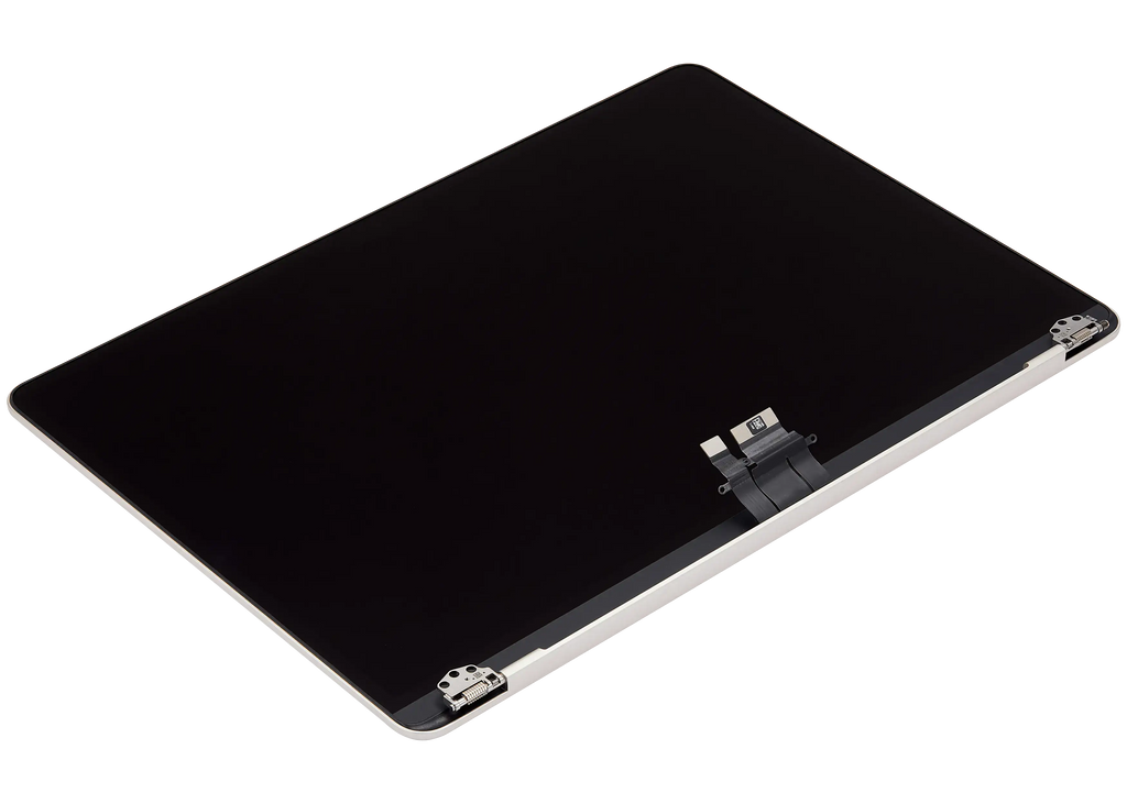 Complete LCD-Display für MacBook Air 13" (A3113 / 2024) (Pre-installed Lid Angle Sensor cable) (gebrauchter OEM-Ausbau, Qualität B) (Starlight)