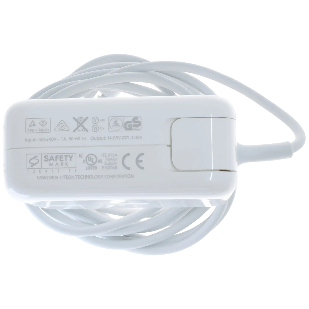 45W MagSafe 2 Power Adapter with Cable (T-Style) for MacBook (OEM Pull Grade: New)