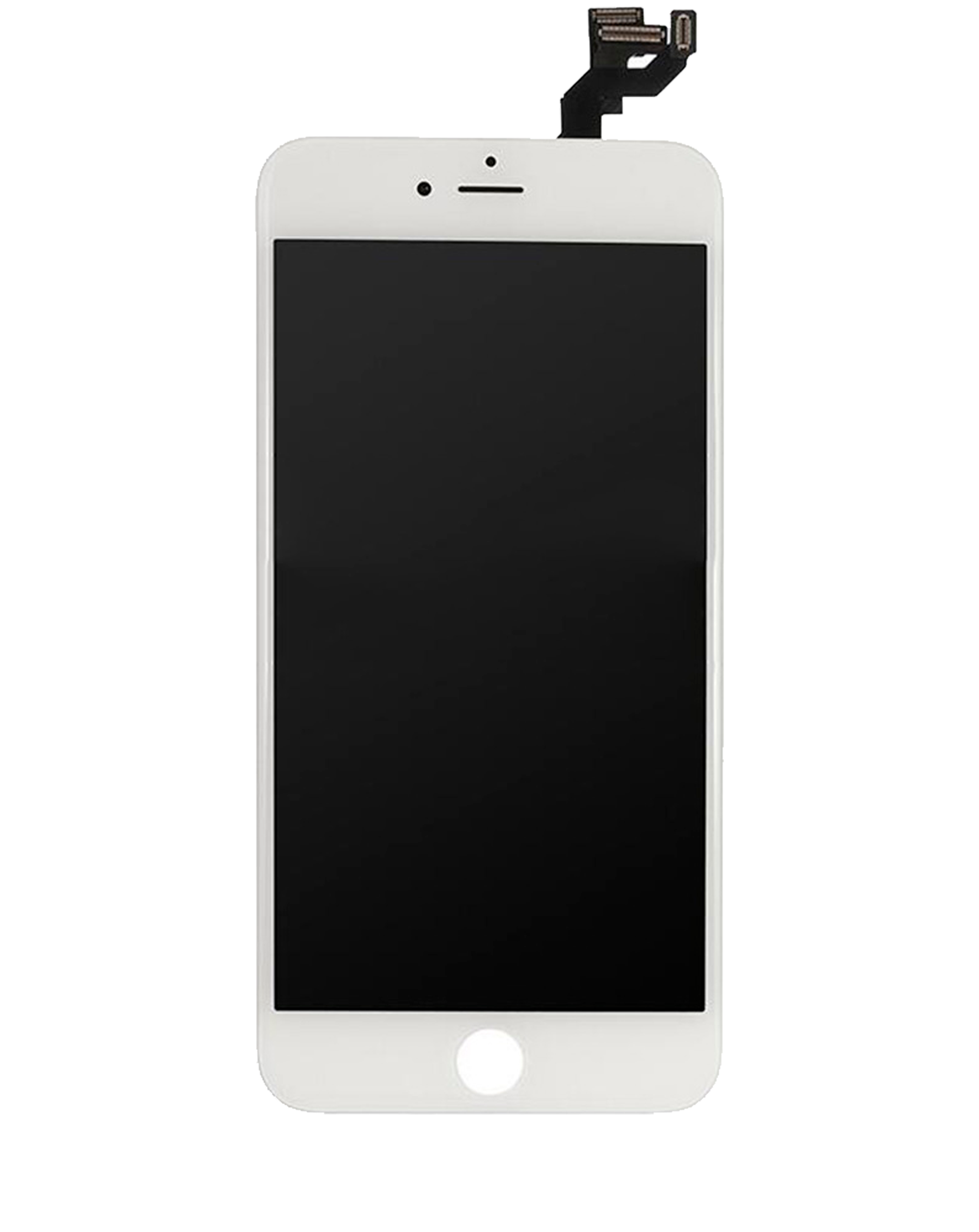 Complete LCD-Display mit Stahlplatte für iPhone 6S (mit Front Camera: Prox Sensor & Ear Speaker) (Aftermarket Plus) (Weiß)