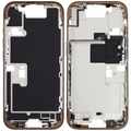 Midframe/Rahmen mit Small Parts für iPhone 16 Pro (EU / Global Version) (gebrauchter OEM-Ausbau, Qualität C) (Desert Titanium)