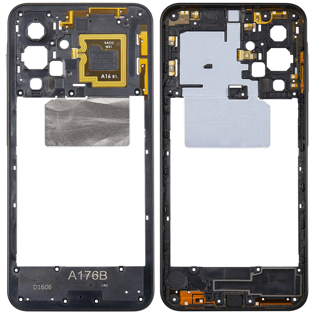 Midframe/Rahmen für Samsung Galaxy A17 5G (A176 / 2025) (Schwarz)