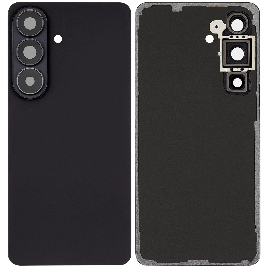 Backcover Glass mit Camera Lens für Samsung Galaxy S26 (Aftermarket Plus) (Schwarz)