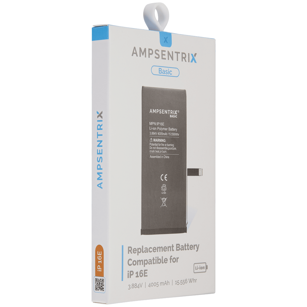 Replacement Akku für iPhone 16e / 17e (AmpSentrix Basic)