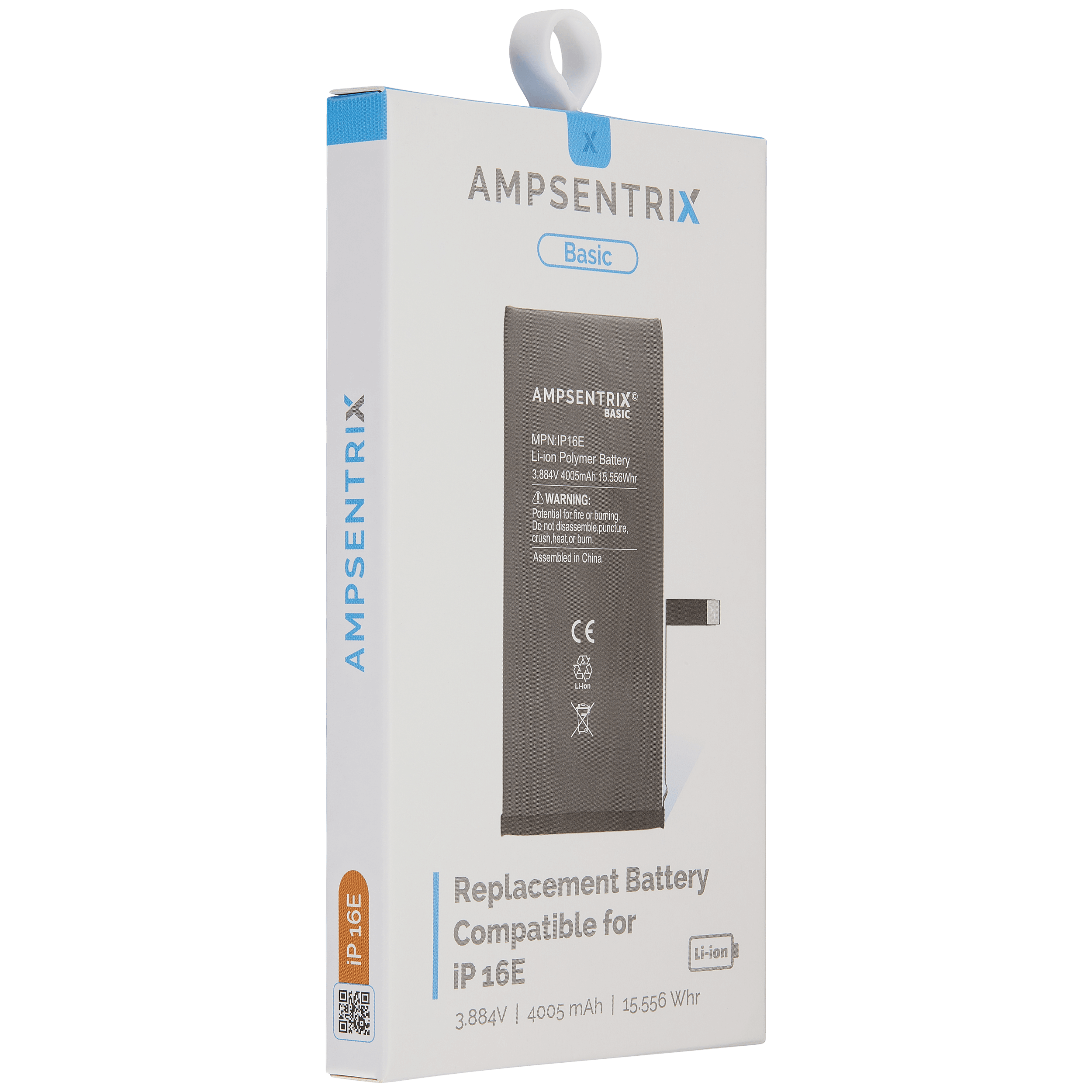 Replacement Akku für iPhone 16e / 17e (AmpSentrix Basic)