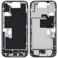 Midframe/Rahmen mit Ladebuchse Flex & Small Parts für iPhone 16 Pro (EU / Global Version) (gebrauchter OEM-Ausbau, Qualität C) (Weiß Titanium)