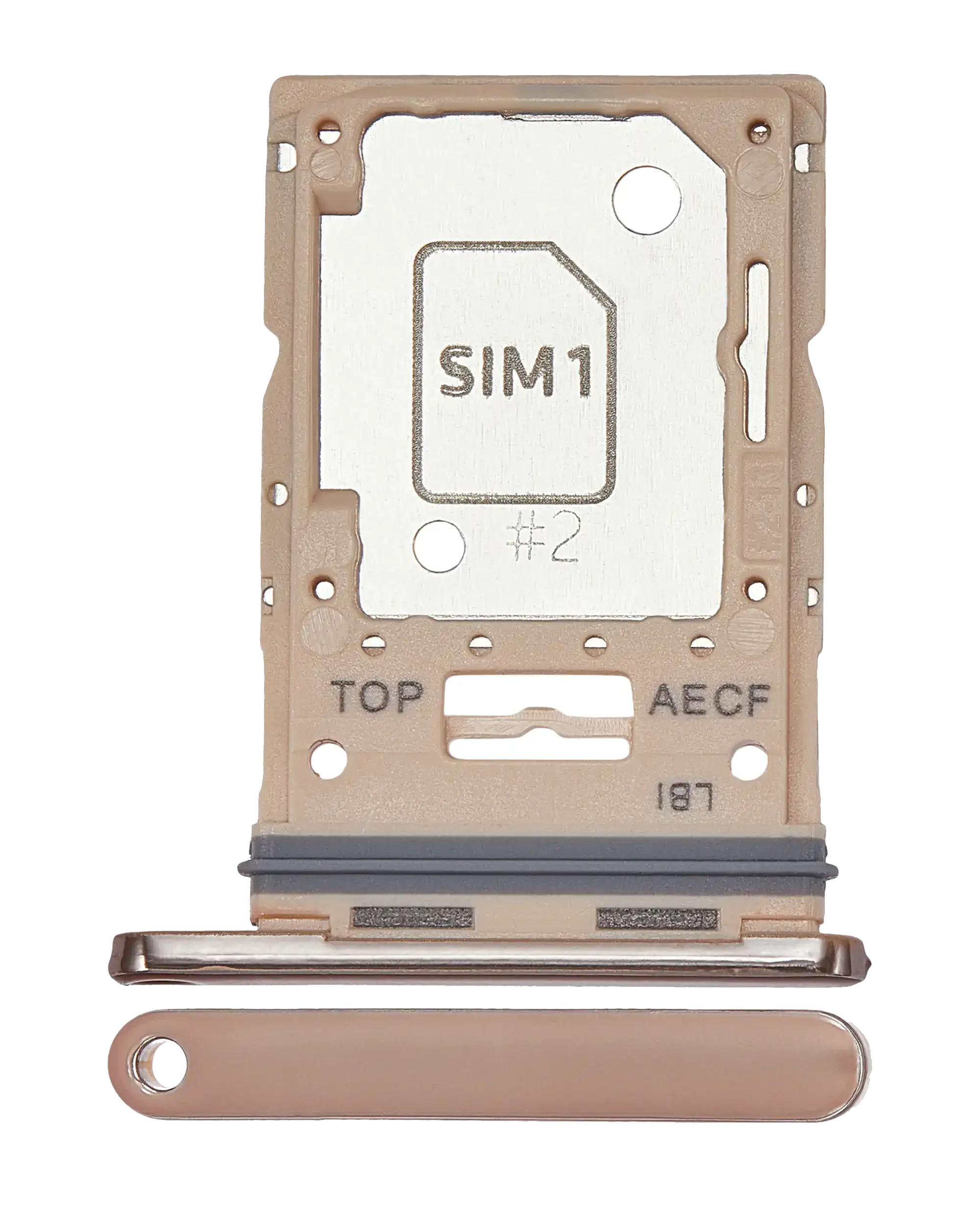 Dual-SIM-Kartenfach für Samsung Galaxy A53 5G (A536 / 2022) (Peach)