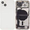 Backcover/Rahmen mit Ladebuchse Flex & Small Parts für iPhone 13 (US-Version) (gebrauchter OEM-Ausbau, Qualität C) (Starlight)