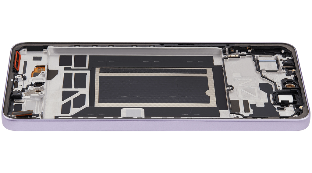 OLED-Display mit Rahmen für Oppo Reno13 F 4G / 5G (Refurbished) (Plume Purple)