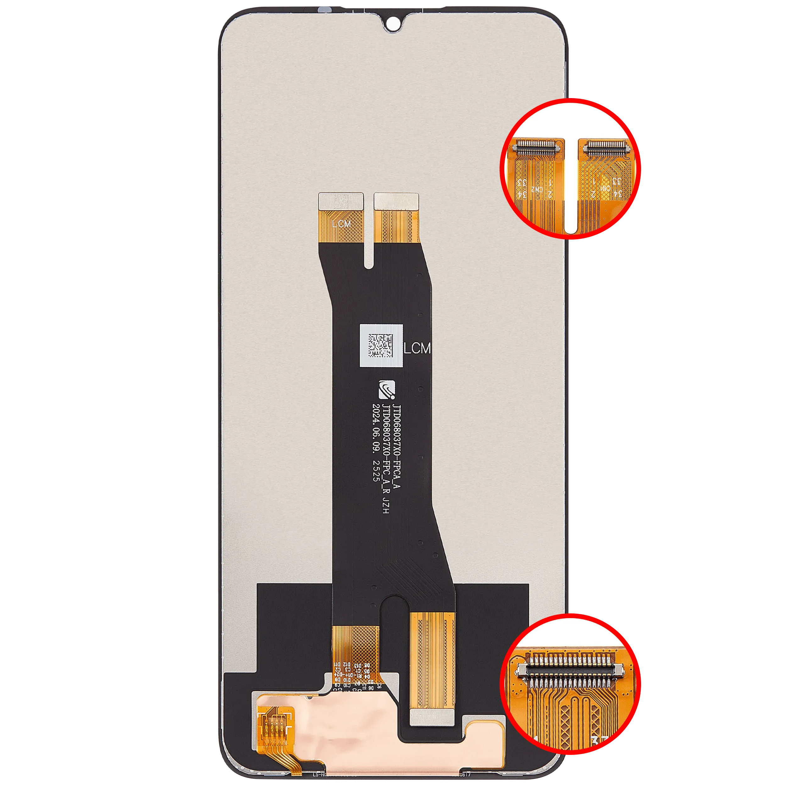 LCD-Display ohne Rahmen für ZTE Blade A35 (Z2453) / A55 (Z2450) (Refurbished) (Alle Farben)