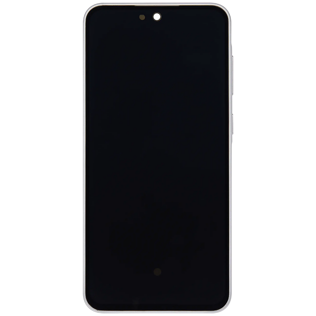 OLED Display with Frame for Samsung Galaxy A36 5G (A366 / 2025) (Refurbished) (White)