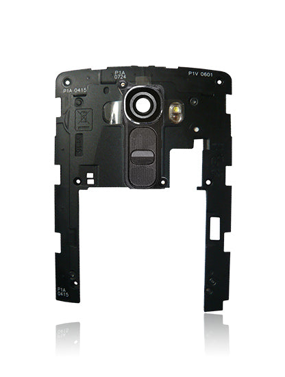 Backcover/Rahmen Bezel Panel Frame mit Power & Volume Button Flex für LG G4 (Schwarz)