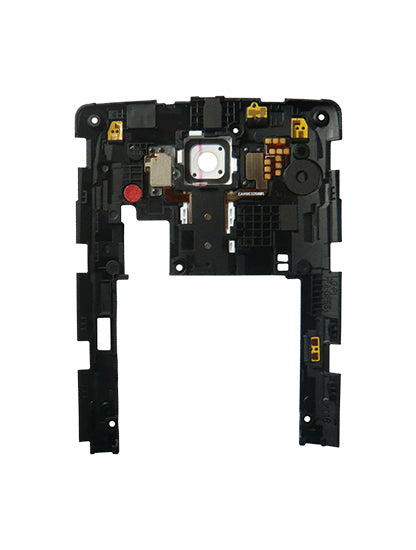 Backcover/Rahmen Bezel Panel Frame mit Power & Volume Button Flex für LG G4 (Schwarz)