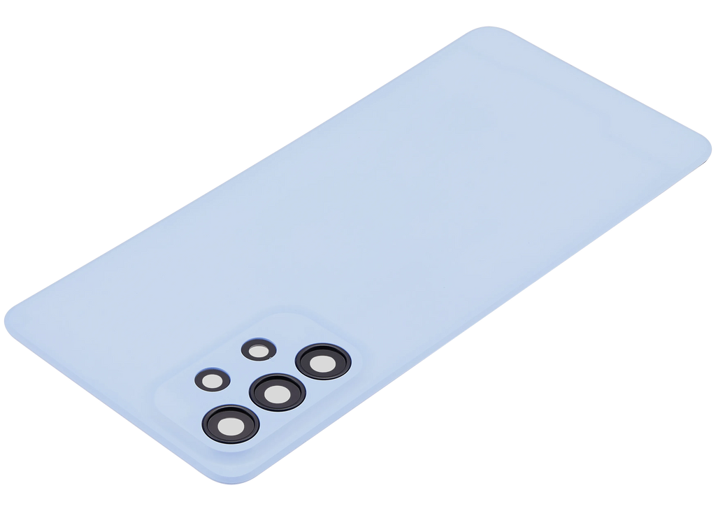Backcover mit Camera Lens für Samsung Galaxy A33 5G (A336 / 2022) (ohne Logo) (Aftermarket Plus) (Blau)