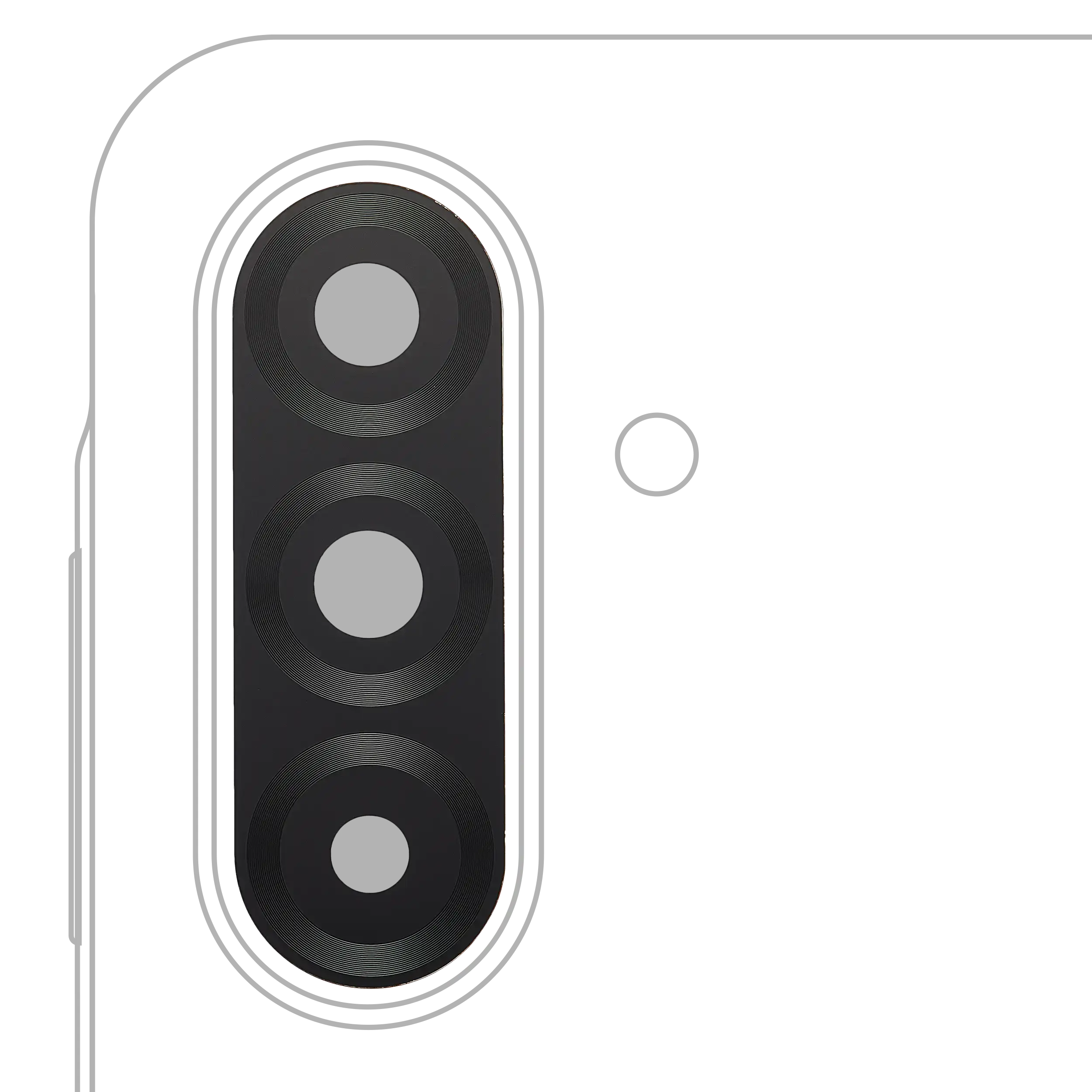 Kameralinse hinten (Glass Only) mit Adhesive für Samsung Galaxy A17 4G (A175 / 2025) / A17 5G (A176 / 2025) (2 Piece Set) (Premium)