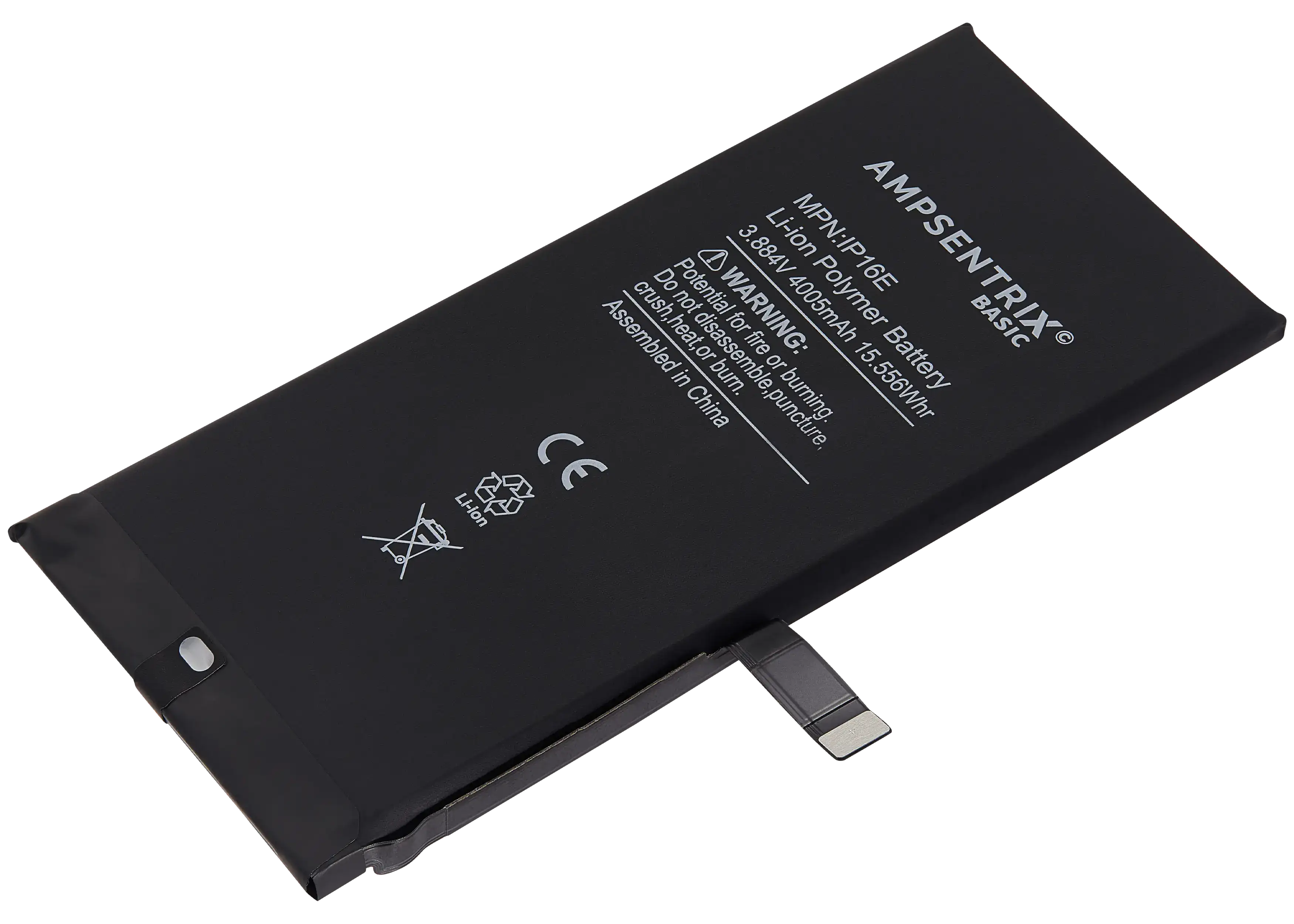 Replacement Akku für iPhone 16e / 17e (AmpSentrix Basic)