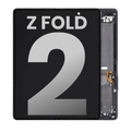 Innen OLED-Display mit Rahmen für Samsung Galaxy Z Fold 6 5G Refurbished Schwarz
