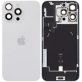 Backcover mit MagSafe Magnet & NFC & Blitz-Flexkabel für iPhone 16 Pro Max (Service Pack) (Weiß Titanium)