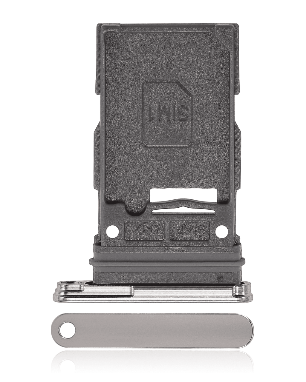 Single SIM Card Tray for Samsung Galaxy S23 5G / S23 Plus 5G (Cream)