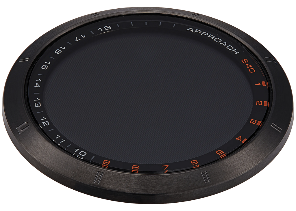 LCD-Display mit Rahmen für Garmin Approach S40 (2019) (Premium) (Schwarz)