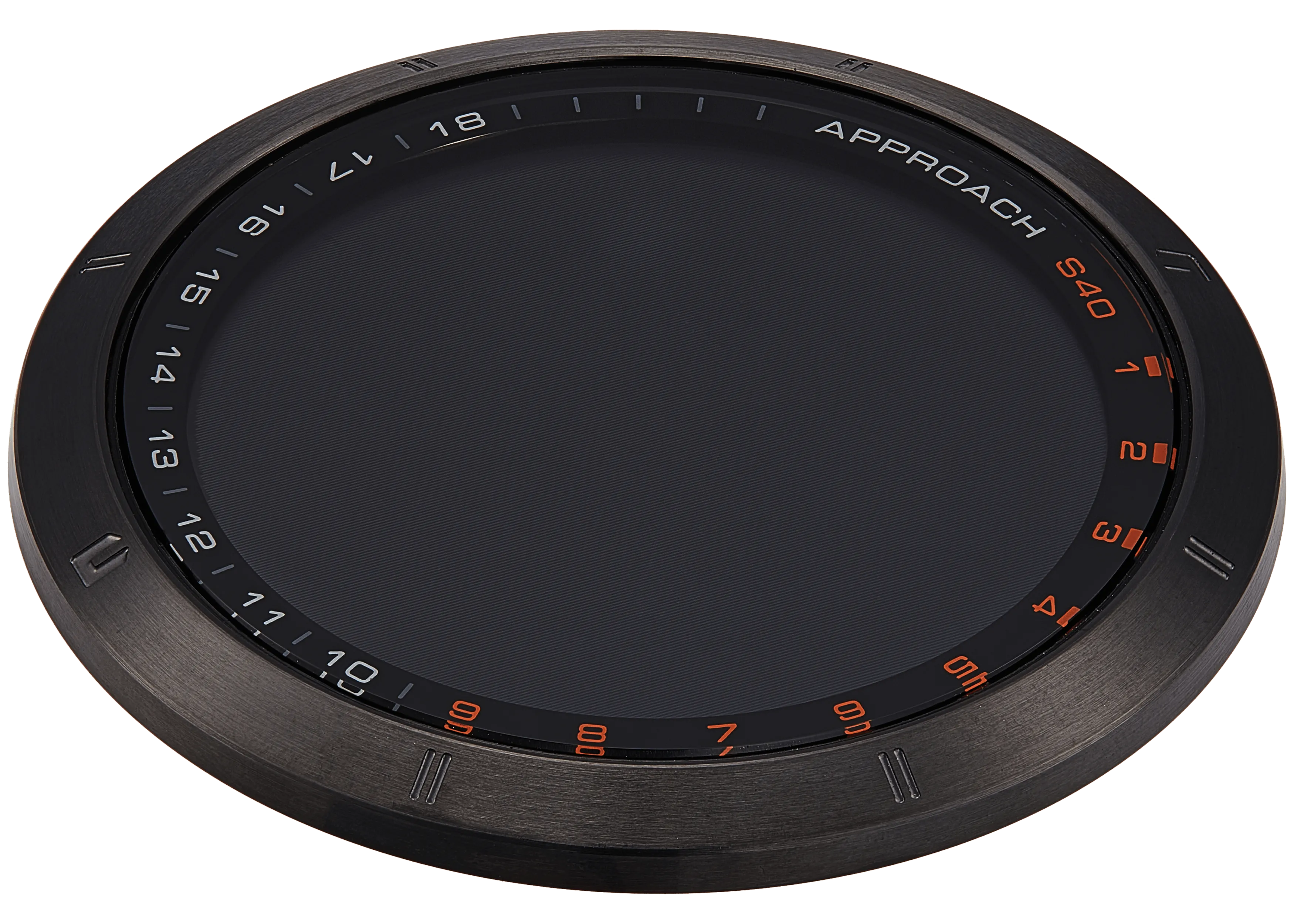 LCD-Display mit Rahmen für Garmin Approach S40 (2019) (Premium) (Schwarz)