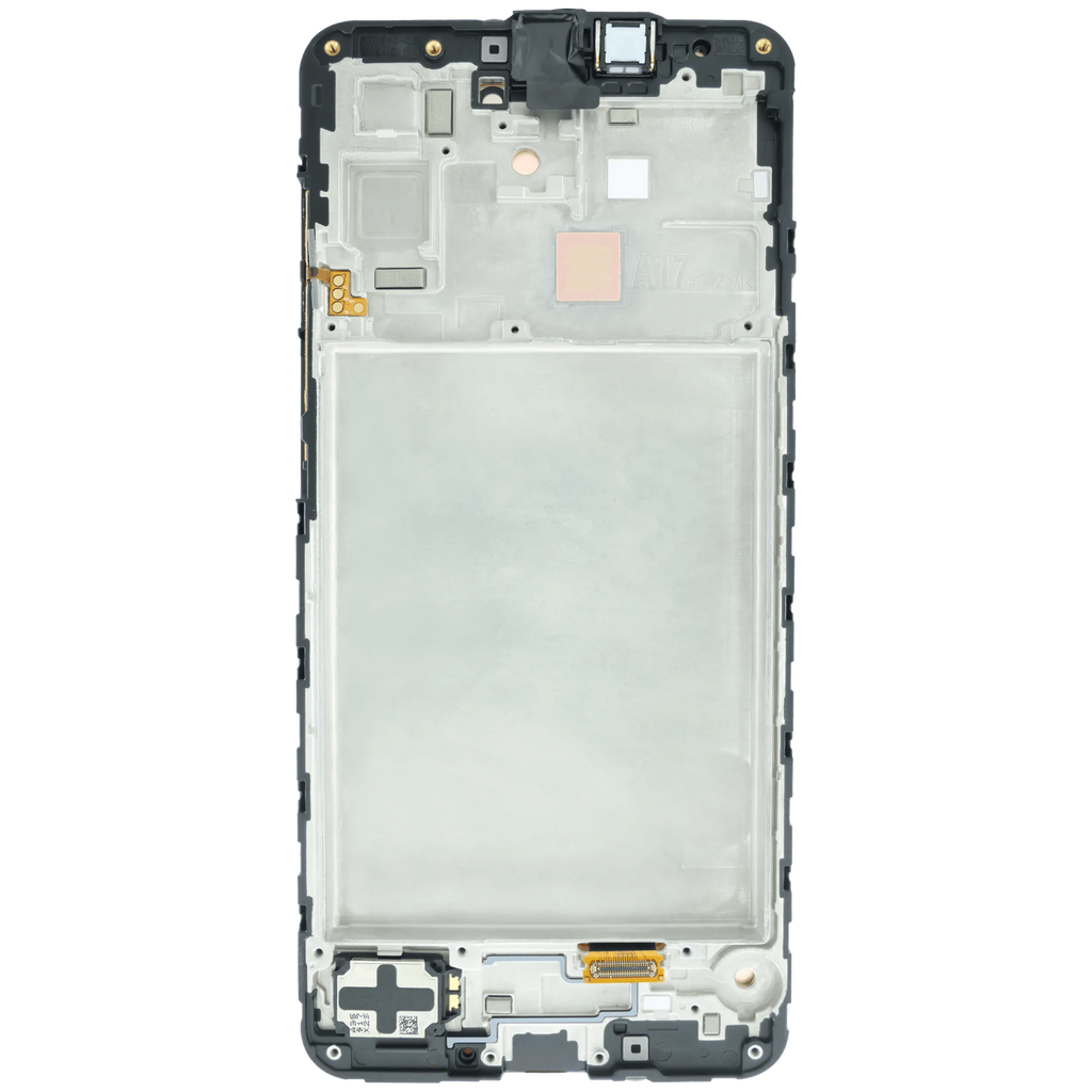 OLED-Display mit Rahmen für Samsung Galaxy A17 5G (A176 / 2025) (6.7") (Aftermarket Plus) (Alle Farben)
