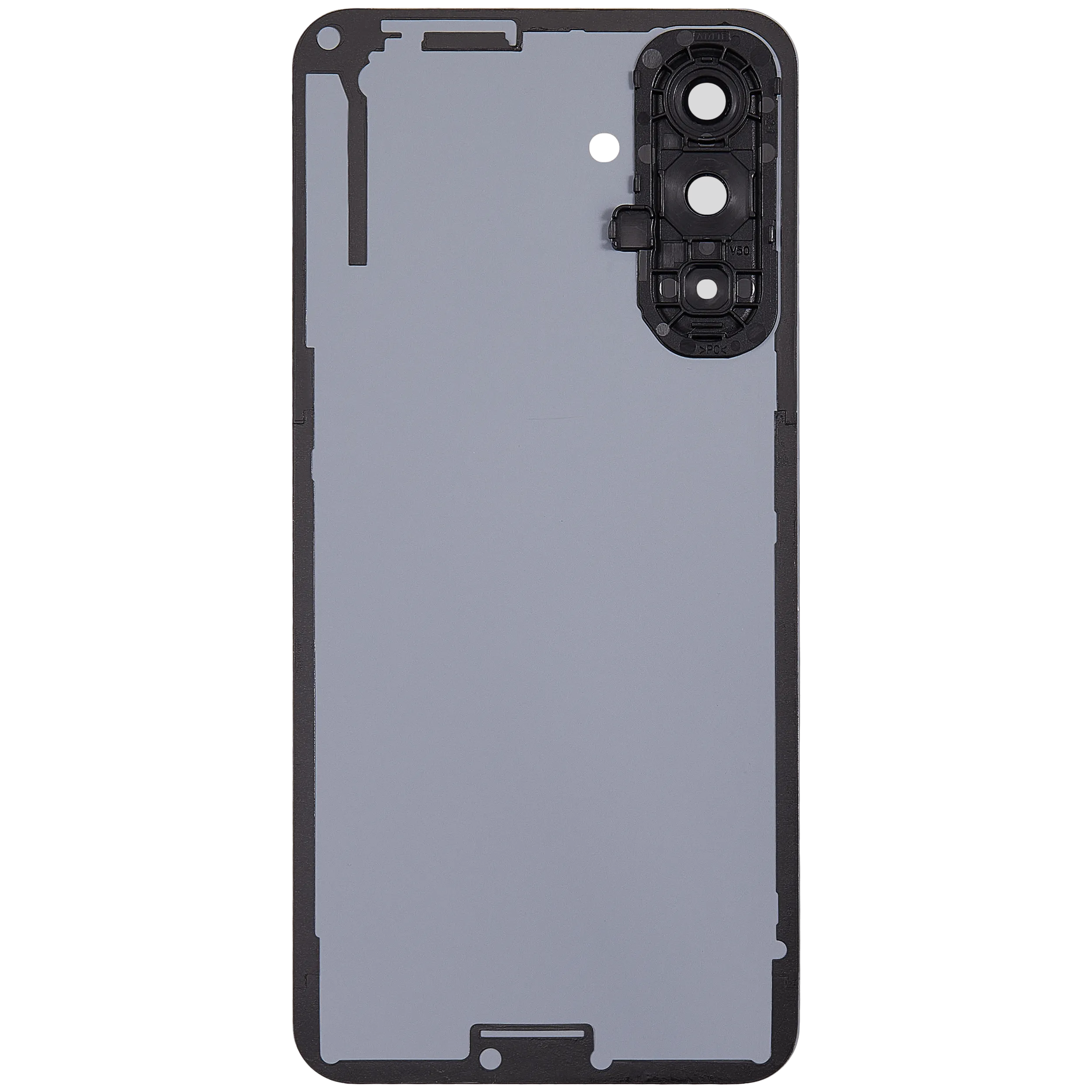 Backcover mit Camera Lens für Samsung Galaxy A17 5G (A176 / 2025) / A17 4G (A175 / 2025) (ohne Logo) (Aftermarket Plus) (Grau)