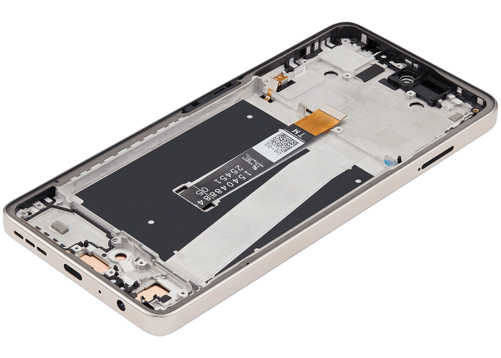 LCD-Display mit Rahmen für Motorola Moto G Power 5G (XT2617 / 2026) (Refurbished) (Pure Cashmere)