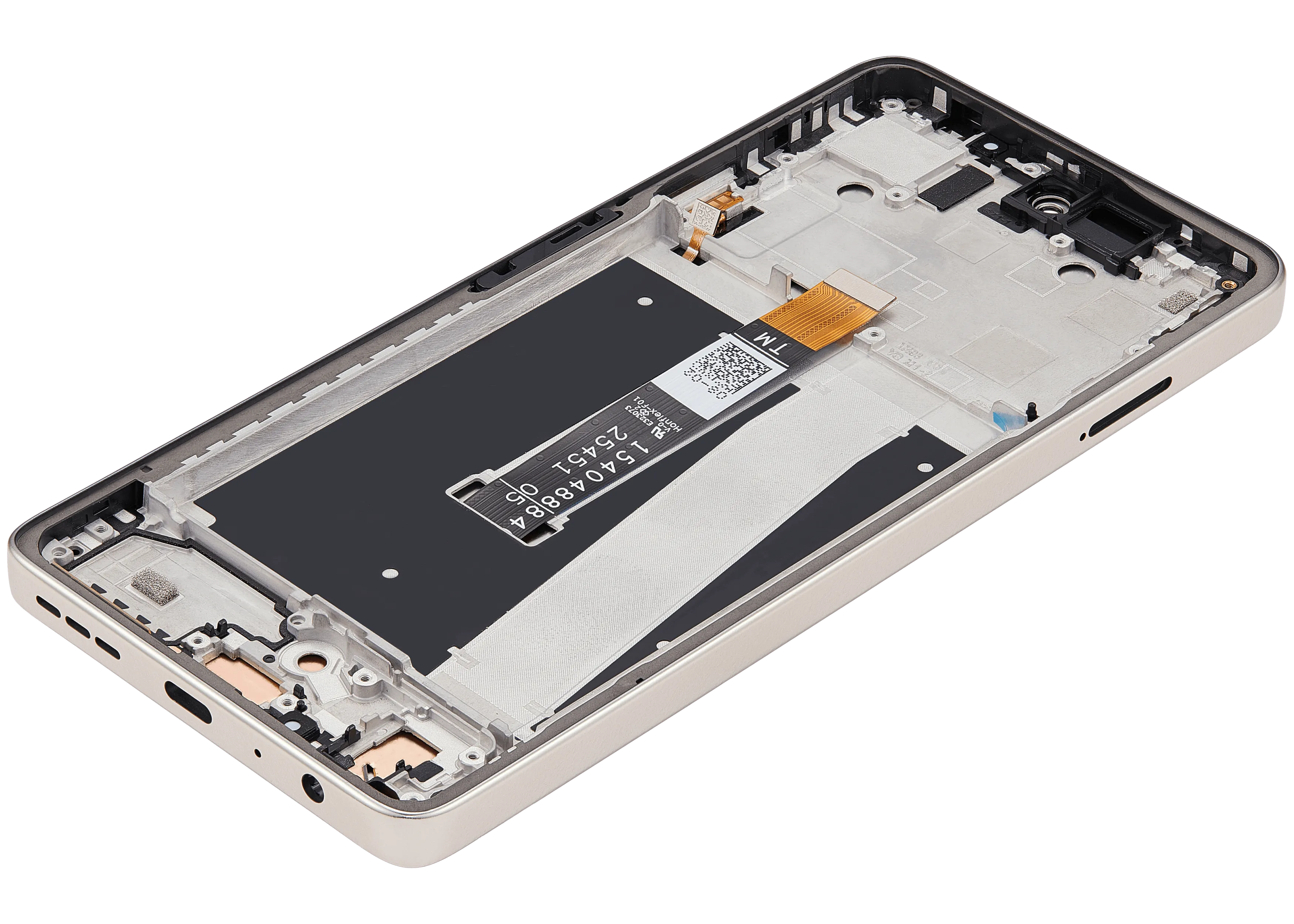 LCD-Display mit Rahmen für Motorola Moto G Power 5G (XT2617 / 2026) (Refurbished) (Pure Cashmere)