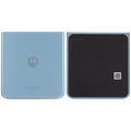 Bottom Backcover Glass für Motorola Razr Plus / Razr 40 Ultra (XT2321 / 2023) (Premium) (Glacier Blue)