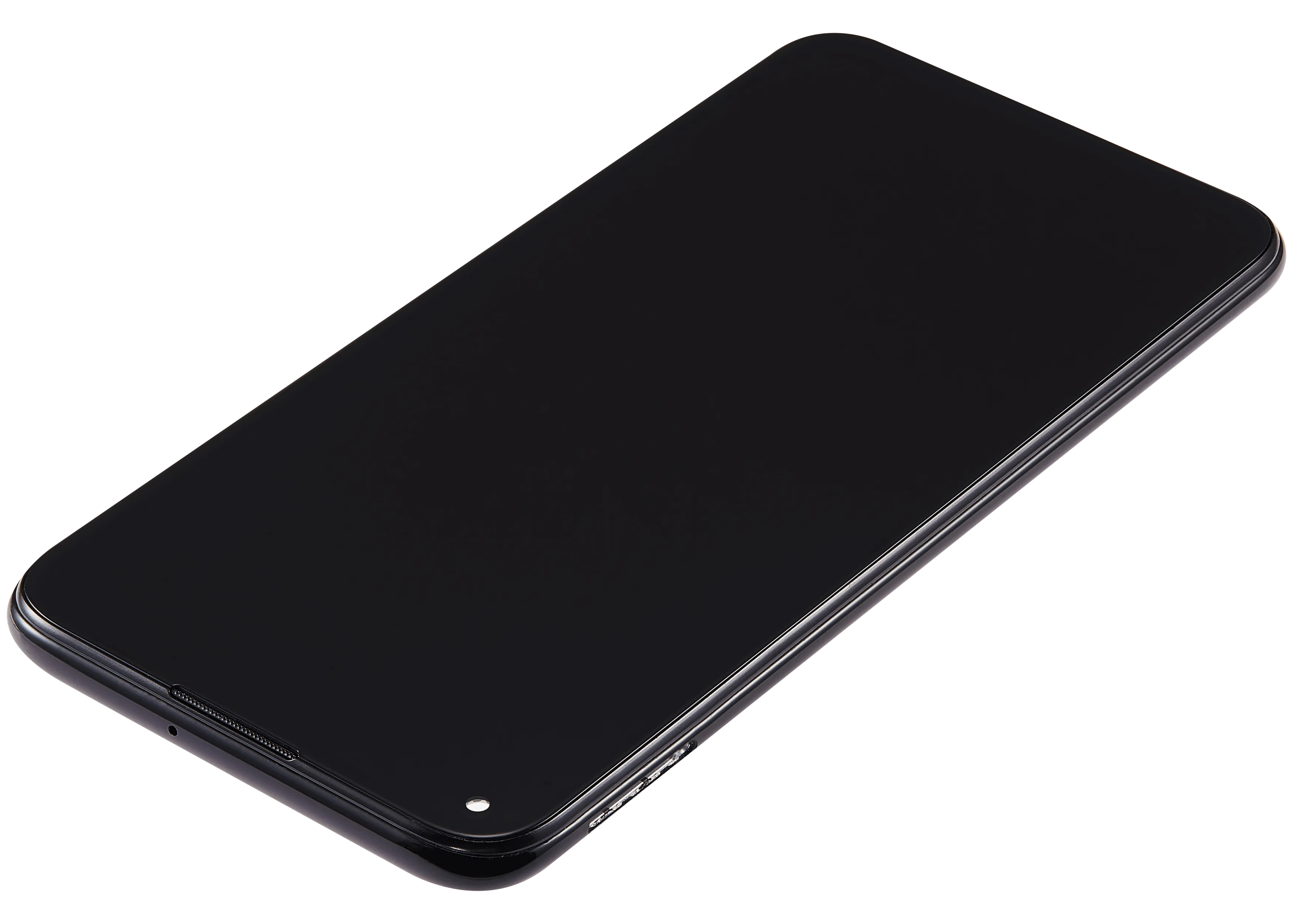 LCD-Display mit Rahmen für Huawei Nova 5i (2019) (Refurbished) (Schwarz)