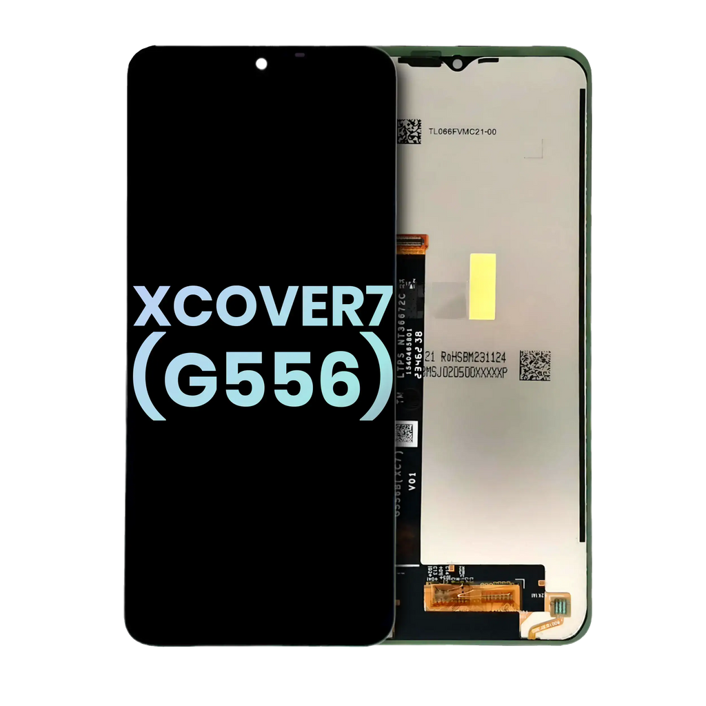 Frameless OLED Display for Samsung Galaxy Xcover7 5G (G556) (Service Pack) (Black)