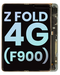 Inner OLED-Display mit Rahmen für Samsung Galaxy Z Fold 4G (F900) (Service Pack) (Cosmos Black)