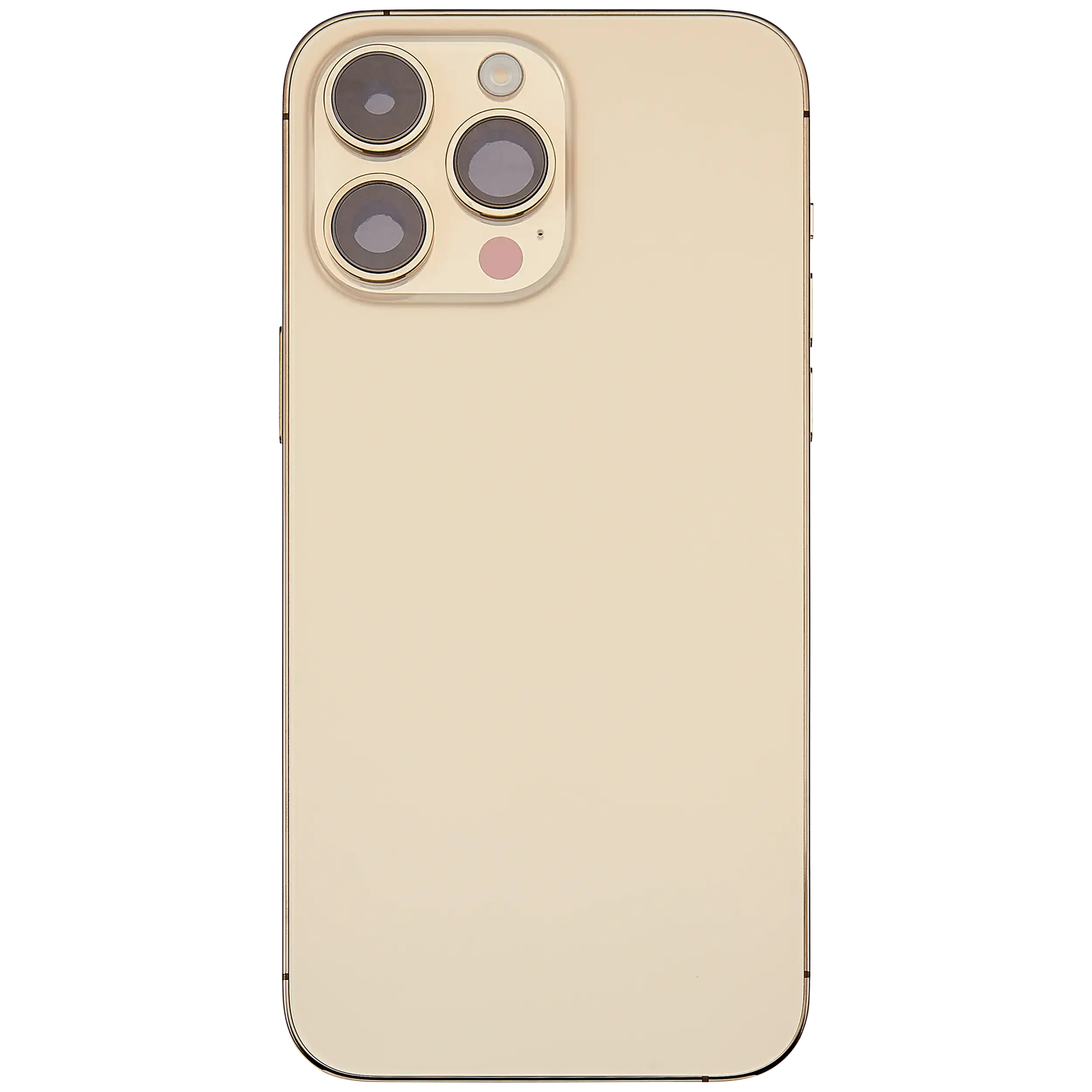 Backcover/Rahmen mit Small Parts für iPhone 14 Pro Max (EU / Global Version) (gebrauchter OEM-Ausbau, Qualität B) (Gold)