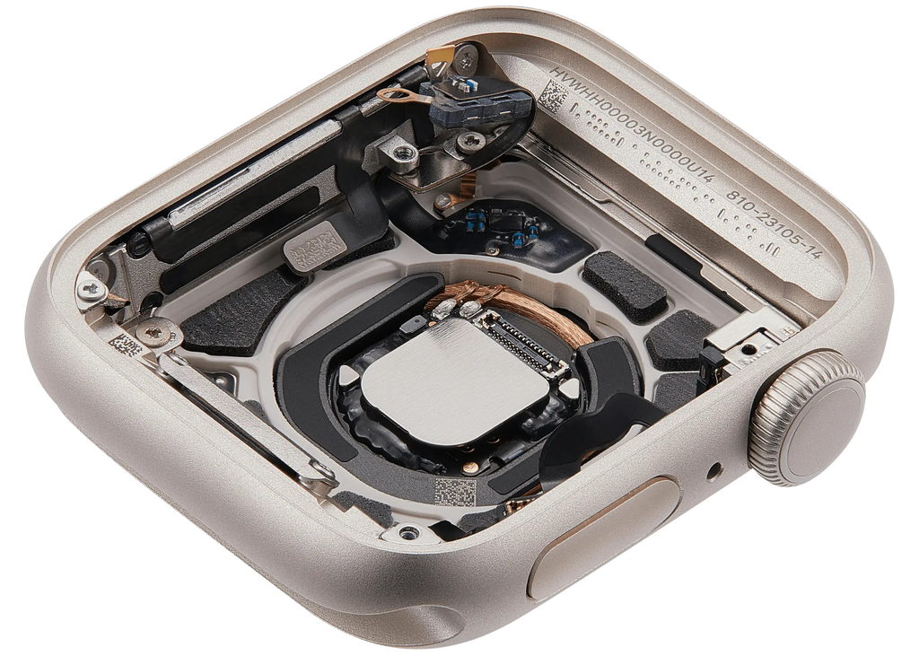 Backcover/Rahmen für Watch Series SE 3rd (40MM) (gebrauchter OEM-Ausbau, Qualität A) (Cellular Version) (Aluminum / Starlight)