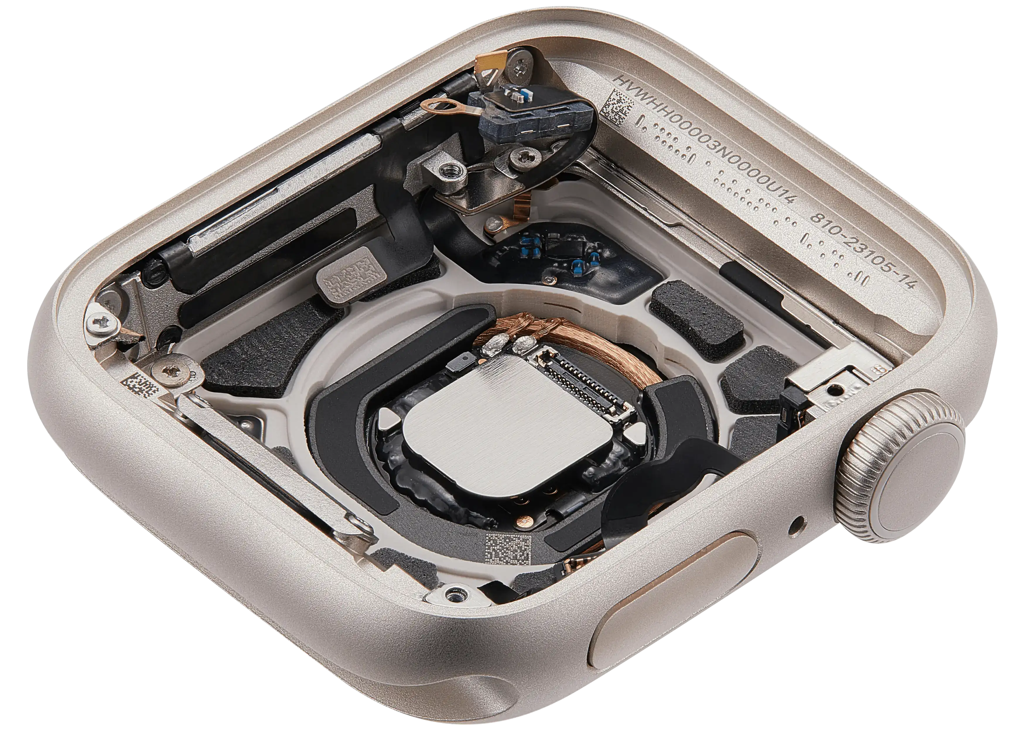 Backcover/Rahmen für Watch Series SE 3rd (40MM) (gebrauchter OEM-Ausbau, Qualität A) (Cellular Version) (Aluminum / Starlight)