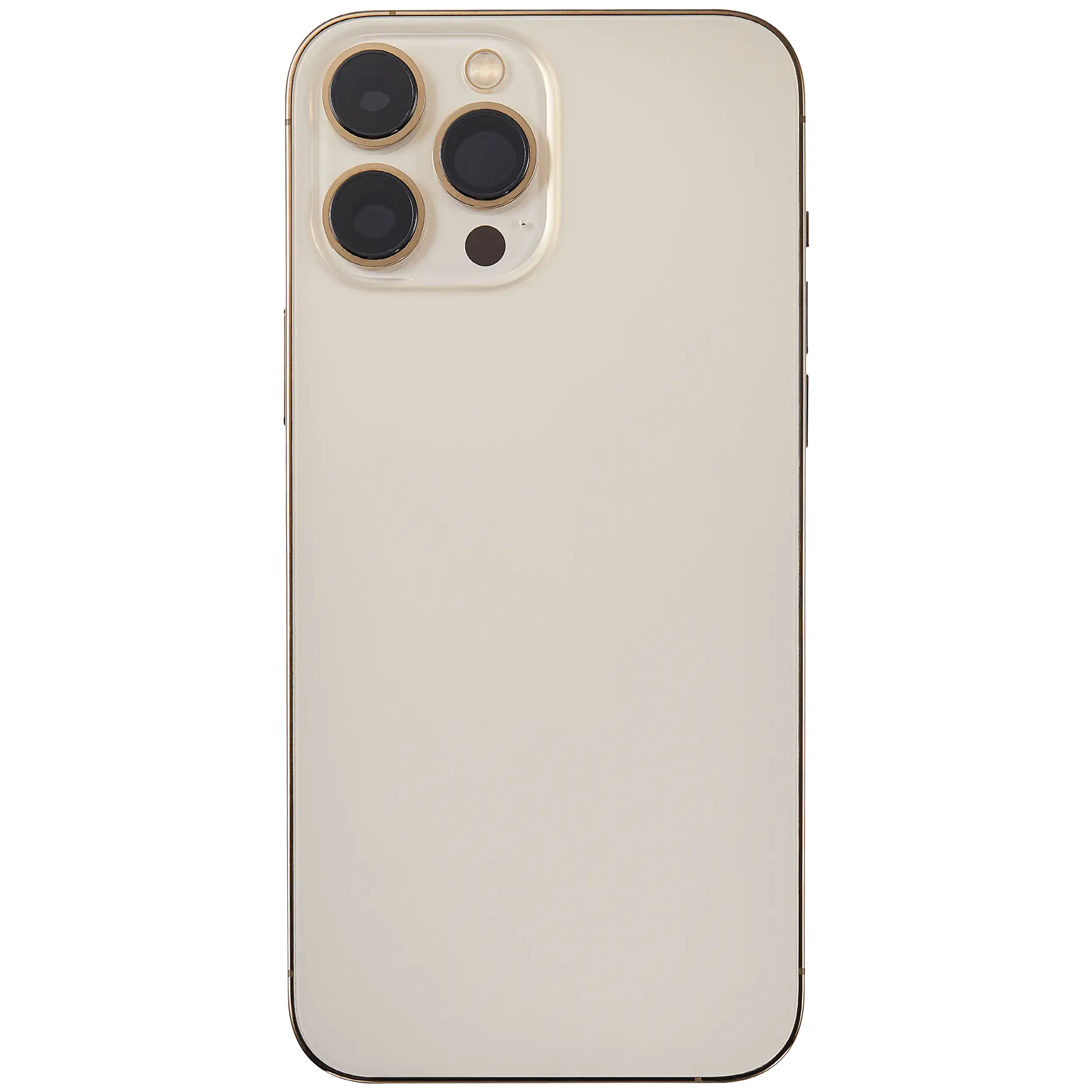 Backcover/Rahmen mit Small Parts für iPhone 13 Pro Max (EU / Global Version) (gebrauchter OEM-Ausbau, Qualität B) (Gold)