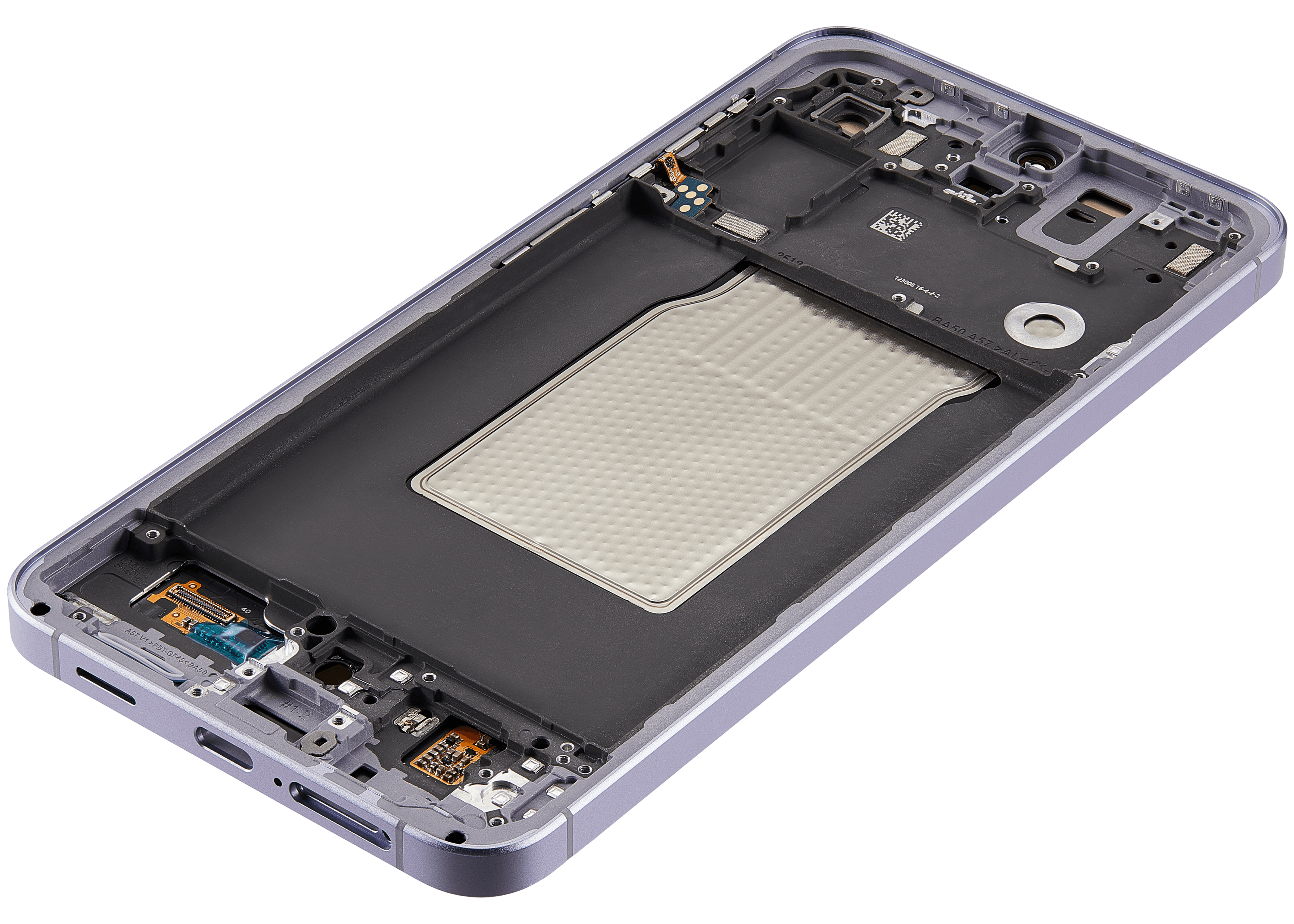 OLED-Display mit Rahmen für Samsung Galaxy A57 5G (A576 / 2026) (Refurbished) (Lilac)
