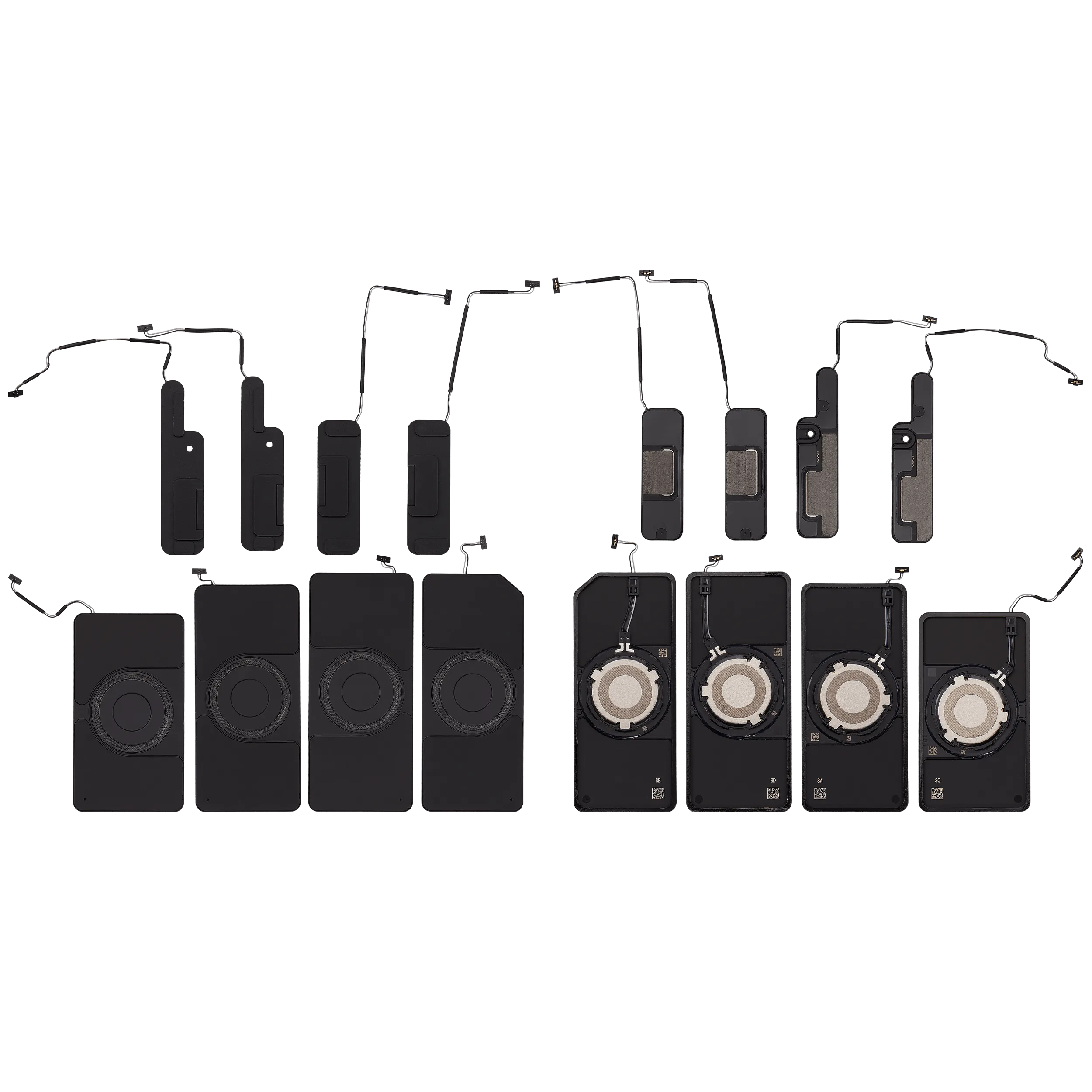 Loudspeaker für iPad Pro 13" 7th Gen (2024) (8 Piece Set) (WiFi / Cellular)