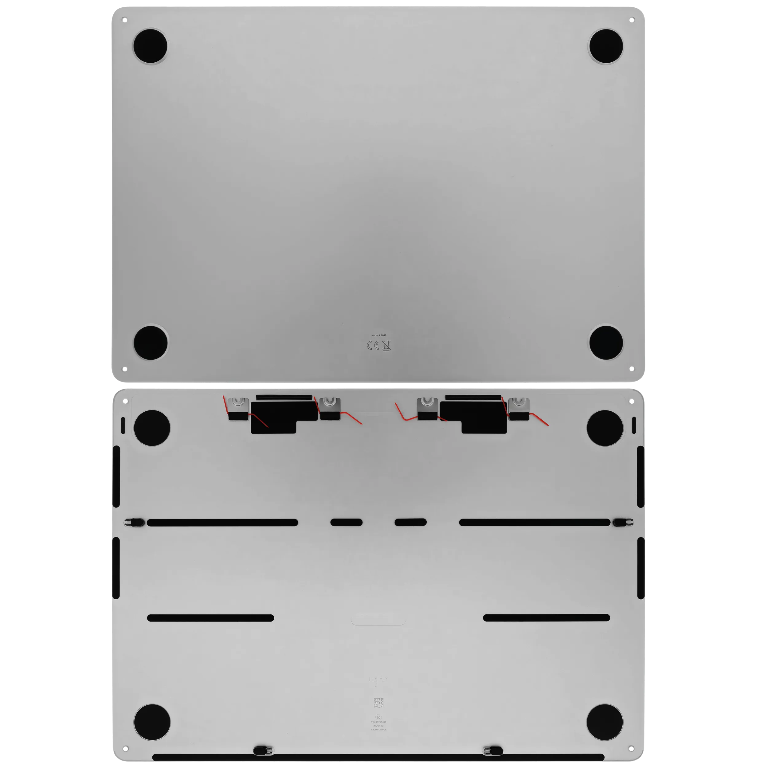 Bottom Case für MacBook Air 13" A3449 (2026) (Original OEM) (Silber)