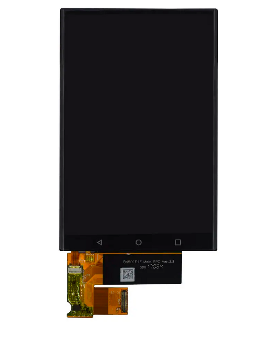 LCD-Display ohne Rahmen für BlackBerry KEYone (Refurbished) (Schwarz)