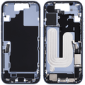 Midframe/Rahmen mit Ladebuchse Flex & Small Parts für iPhone 17 (US-Version) (gebrauchter OEM-Ausbau, Qualität A) (Mist Blue)